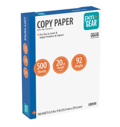Pen + Gear Copy Paper, 8.5