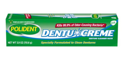 Polident Paste for Denture and Partials Cleaning, Triple Mint Freshness, 3.9 oz