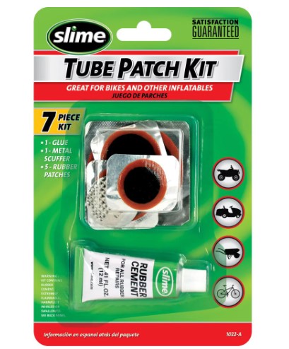 Slime Seven Piece Bike Inner Tube Patch Kit - 1022-a