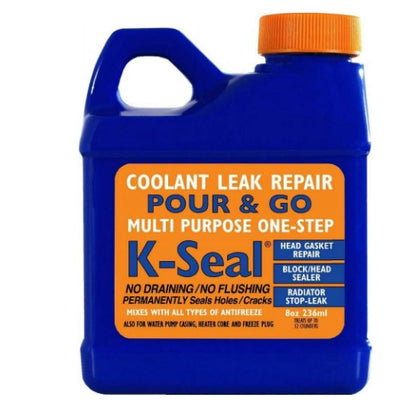 K-Seal Multi-Purpose One Step Permanent Coolant Leak Repair 8oz Bottle