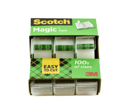 Scotch® Magic™ Tape 3105R-975-SR, 3/4 in x 325 in (19 mm x 8.25 m)