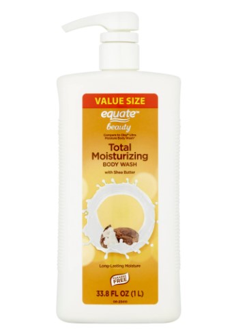 Equate Beauty Total Moisturizing Body Wash Value Size, 33.8 fl. oz.