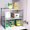 Wholesale price for 2 Pack Kitchen Storage Racks and Shelves for Cabinet Counter，Metal ZJ Sons Shelves 