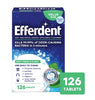 Efferdent Retainer & Denture Cleaner Tablets, Minty Fresh & Clean, 126 Count