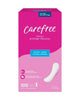 Carefree Regular Panty Liners, Extra Long, Flat, Unscented, 8 Hour Odor Control, 100 Ct