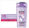 L'Oreal Paris Elvive Hyaluron Plump 72H Moisturizing Shampoo, for Dry Hair, 13.5 fl oz