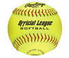 Rawlings NCAA Recreational Fastpitch Softballs, 11 inch, 4 Count
