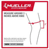 Mueller Adjustable Knee Brace Support, Black, One Size Fits Most