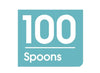 Great Value Everyday Disposable Plastic Spoons, White, 100 Count