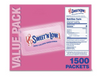 Sweet'N Low Zero Calorie Sweetener Value Pack, 1500 count, 53 oz
