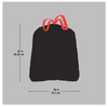 Husky Large Trash Bags, 30 Gallon, 80 Black Bags (Unscented, Tear-Resistant, Drawstring, 20% PCR)