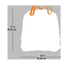 Husky Tall Kitchen White Trash Bags, 13 Gallon, 120 Bags (Expandable Drawstring, 20% PCR)