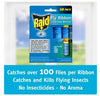 Raid® Fly Ribbons, Fly Traps, Effective for Kitchen & Food Prep Areas, 10 Ribbons in 1 Pack