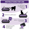 ARM & HAMMER Clump & Seal SLIDE Cat Litter, Easy Clean-up Multi-Cat Clumping Litter, 14 lbs