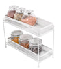 Mainstays 2-Tier Pull-Out Spice Organizer, White