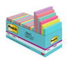 Post-it Super Sticky Notes, 3 in. x 3 in., Supernova Neons, 24 Pads