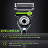 Gillette Labs with Exfoliating Bar Men's Razor, Includes 2 Razor Blade Refills and Premium Magnetic Stand