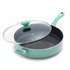 GreenLife Diamond Ceramic Non-stick 5 Qt. Saute Pan, Turquoise