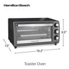 Wholesale price for Hamilton Beach Toaster Oven In Charcoal, Model 31148 ZJ Sons Hamilton Beach 