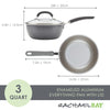 Rachael Ray Create Delicious Aluminum Non-stick Everything Pan, 3 Quart, Gray Shimmer