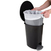 Sterilite 2.6 Gal. Ultra™ StepOn Wastebasket Plastic, Black