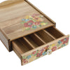 The Pioneer Woman Wildflower Whimsy 4-Compartment Wood Coffee Pod Organizer, Floral