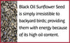 Pennington Select Black Oil Sunflower Seed Wild Bird Feed, 20 lb. Bag