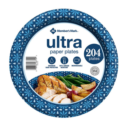 Wholesale price with free shipping - Member's Mark Ultra Dinner Paper Plates (10