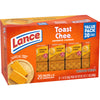 Lance Sandwich Crackers, ToastChee Cheddar, 20 Individually Wrapped Packs, 6 Sandwiches Each
