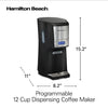 Wholesale price for Hamilton Beach 12 Cup Dispensing Coffee Maker, Stainless Steel and Black, 48464 ZJ Sons Hamilton Beach 