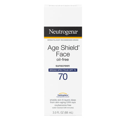 Wholesale price for Neutrogena Age Shield Face Oil-Free Sunscreen SPF 70, 3 fl. oz ZJ Sons Neutrogena 