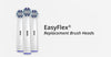 Equate EasyFlex Flossing Replacement Toothbrush Heads with Bacteria Defense Bristles, 3 count
