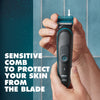 Gillette Intimate Pubic Hair Trimmer for Men, Waterproof Body Groomer, Black