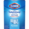Clorox ToiletWand Disinfecting Refills, Disposable Wand Heads, 20 Count
