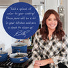 Rachael Ray 14-Piece Hard Porcelain Enamel Nonstick Pots and Pans Sets, Cookware Set, Blue