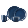Wholesale price for Mainstays Chiara 16-Piece Stoneware Navy Dinnerware Set ZJ Sons Mainstays 