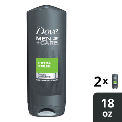 Wholesale price for Dove Men+Care Body Wash Extra Fresh 18 oz, 2 Count ZJ Sons Dove Men+Care 