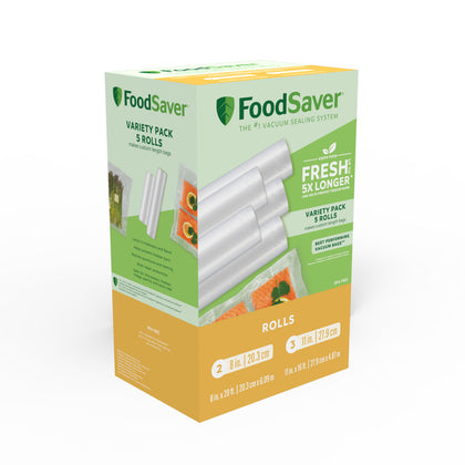 FoodSaver Vacuum Seal Rolls Multi-Pack, 3 Rolls (11