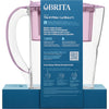 Brita Small 6 Cup Space Saver Water Filter Pitcher with 1 Standard Filter, Space Saver, Lilac , Purple