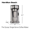 Wholesale price for Hamilton Beach The Scoop Single-Serve Coffee Maker, 14 oz., Stainless Steel, Model 47550 ZJ Sons Hamilton Beach 
