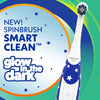 Spinbrush Smart Clean Kids Electric Toothbrush, Glow in the Dark, Battery-Powered