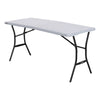 Lifetime 5-Foot Fold-in-Half  Table, Gray (80861)