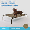Wholesale price for The Original Coolaroo Elevated Pet Dog Bed for Indoors & Outdoors, Small, Nutmeg ZJ Sons Coolaroo 