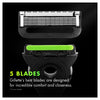 Gillette Labs with Exfoliating Bar Men's Razor, Includes 2 Razor Blade Refills and Premium Magnetic Stand