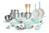 The Pioneer Woman Classic Ceramic Breezy Blossom Cookware Set, 25 Piece Set