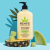 Hempz Herbal Body Moisturizer for Dry Skin, Sweet Pineapple & Honey Melon, 17 fl oz