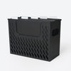 Pen + Gear Portable Black File Organizer Box, with 5 Hanging File Folders, Letter Size