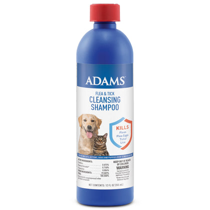 Wholesale price for Adams Flea & Tick Cleansing Shampoo for Cats and Dogs, 12 ounces ZJ Sons Adams 