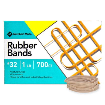 Wholesale price for Member's Mark Rubber Bands, #32 1lb Box, Approximately 700 Bands ZJ Sons Member's Mark 