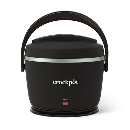 Crockpot Electric Lunch Box, Portable Food Warmer, 20-Ounce, Black Licorice
